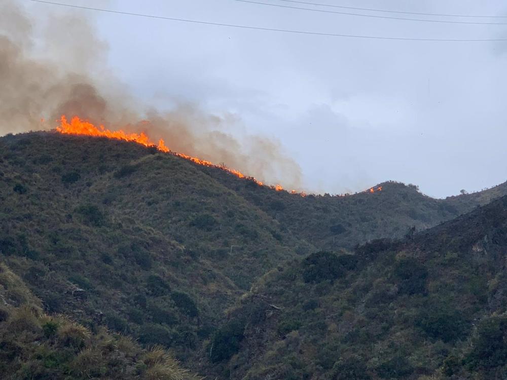 Archivo - Incendio en Mojácar, Almería (imagen de archivo) Archivo