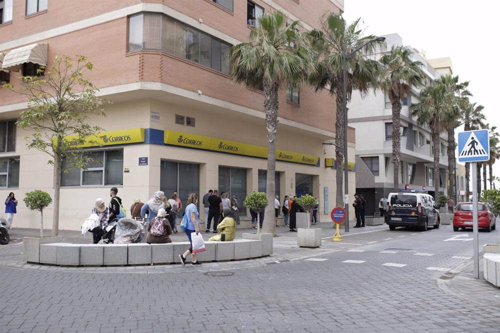 Una oficina de Correos en Melilla Una