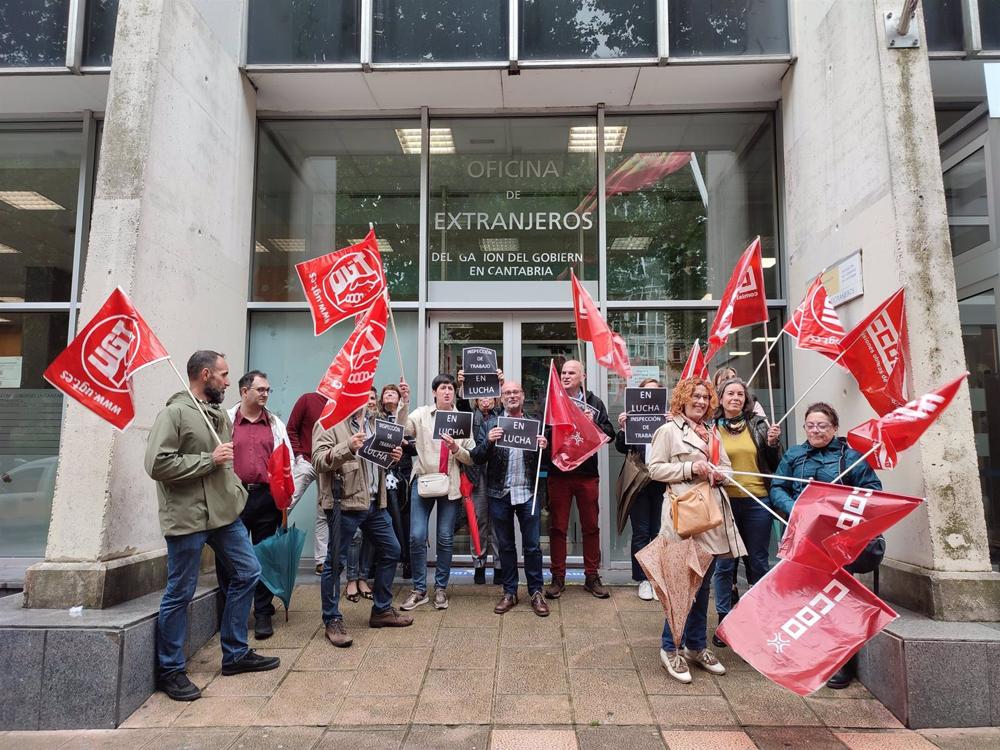 Concentración de la Inspección de Trabajo Concentración