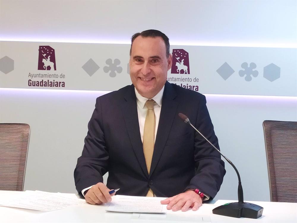 El concejal de Vox en Guadalajara, Antonio de Miguel. El