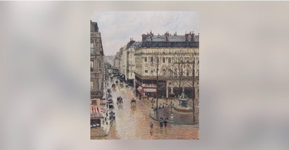Archivo - Obra 'Rue St. Honoré en la tarde', de Pissarro Archivo