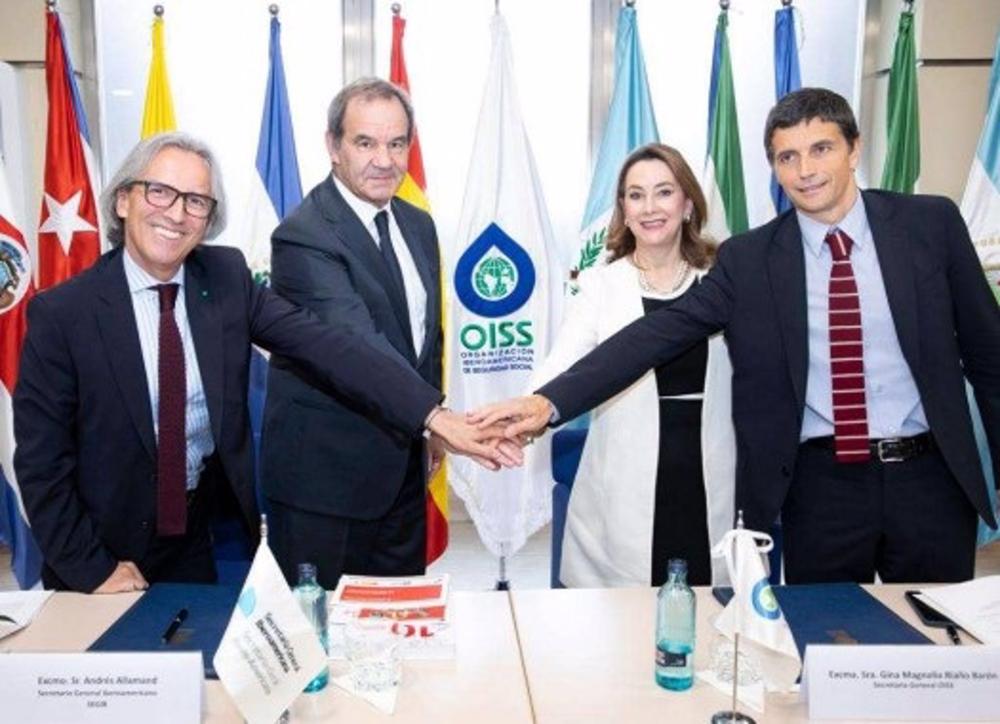 El secretario de Estado de la Seguridad Social y Pensiones, Borja Suárez, participa en el acto de depósito del Instrumento de Ratificación del Convenio Multilateral Iberoamericano de Seguridad Social por parte de la República de Colombia El