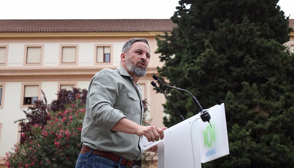 El líder de Vox, Santiago Abascal El