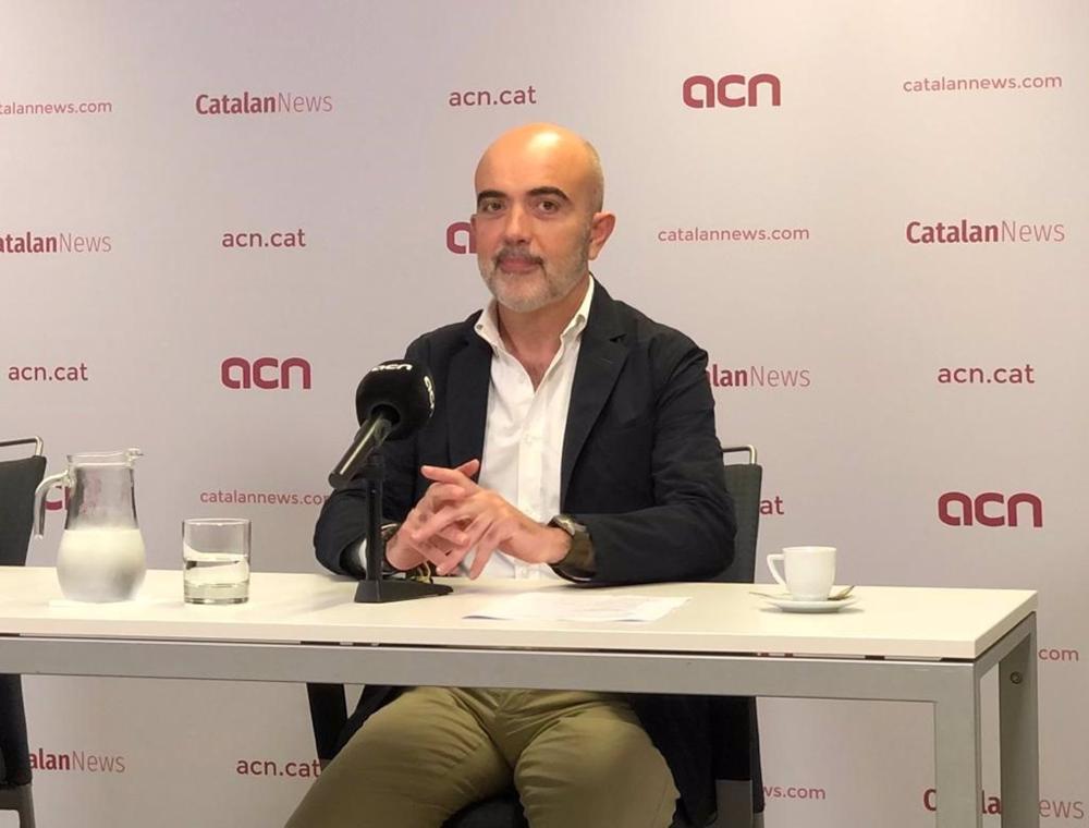 Daniel Sirera (PP) en la rueda de prensa de este miércoles Daniel