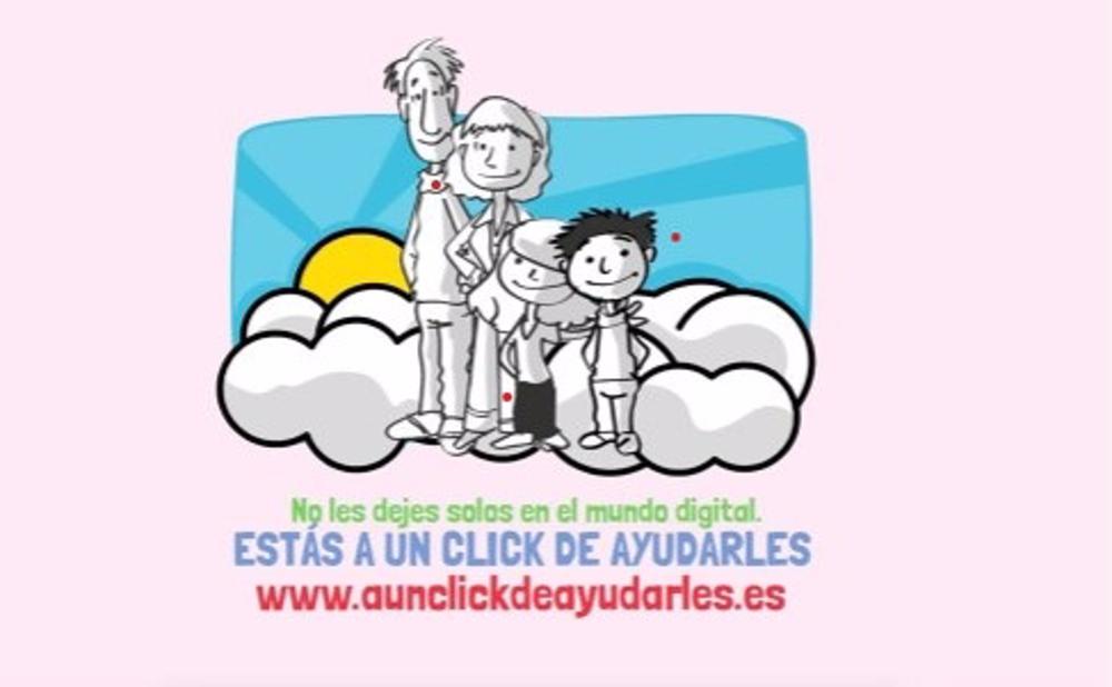 Campaña de la AETD 'A un click de ayudarles' Campaña