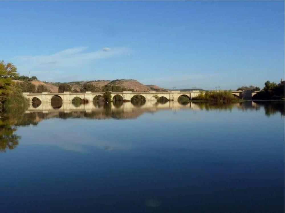 Archivo - El Gobierno de Navarra invertirá 2,1 millones de euros con objeto de proceder a una restauración estructural y estética completa del puente de Tudela. Archivo