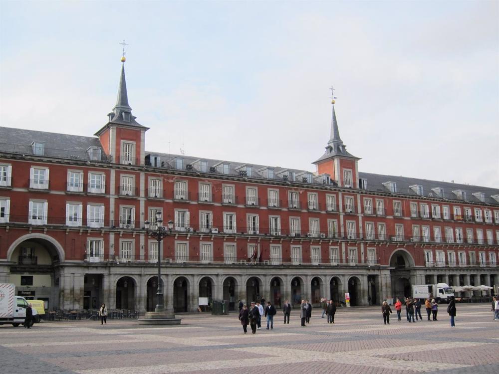 Archivo - Casa de la Carnicería de la plaza Mayor de Madrid Archivo