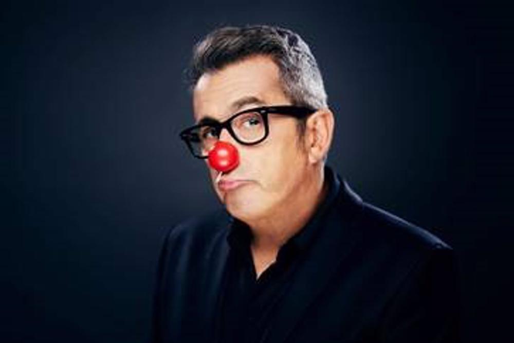 Andreu Buenafuente con una nariz de payaso. Andreu