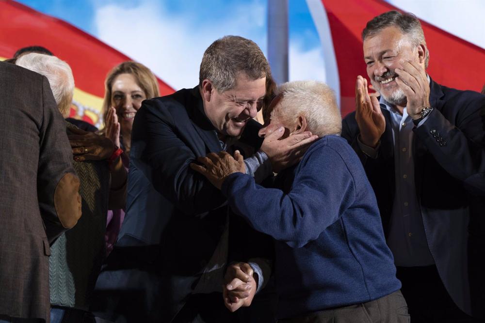 El presidente de la Junta de Comunidades de Castilla-La Mancha y candidato a la reelección por el PSOE, Emiliano García-Page El