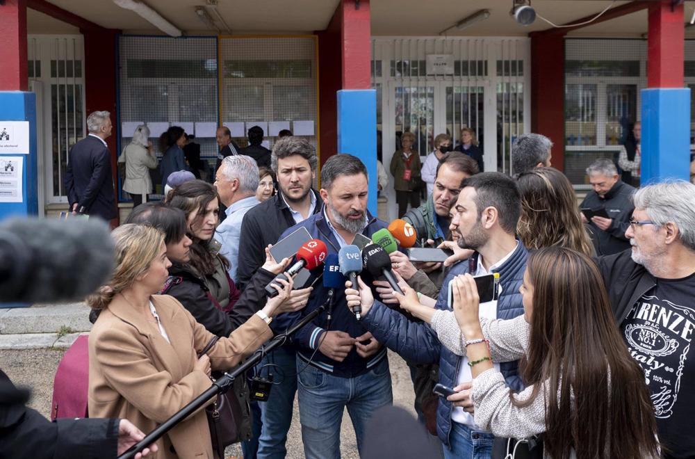 El presidente de Vox, Santiago Abascal El