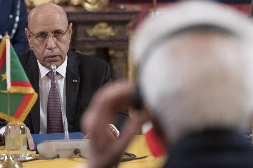 Archivo - El presidente de Mauritania, Mohamed Ould Ghazouani Archivo