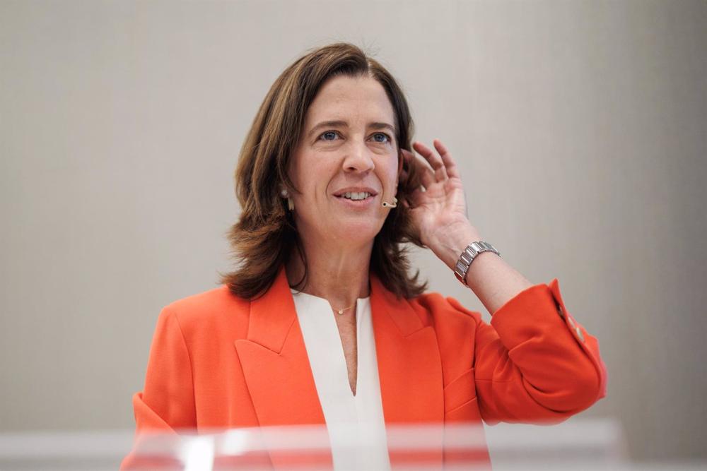 Archivo - La presidenta de la AEB, Alejandra Kindelán, ofrece una rueda de prensa tras la celebración de la Asamblea General de la AEB, en el El Beatriz Madrid, a 17 de abril de 2023, en Madrid (España). Durante la rueda de prensa, Alejandra Kindelán ha d Archivo
