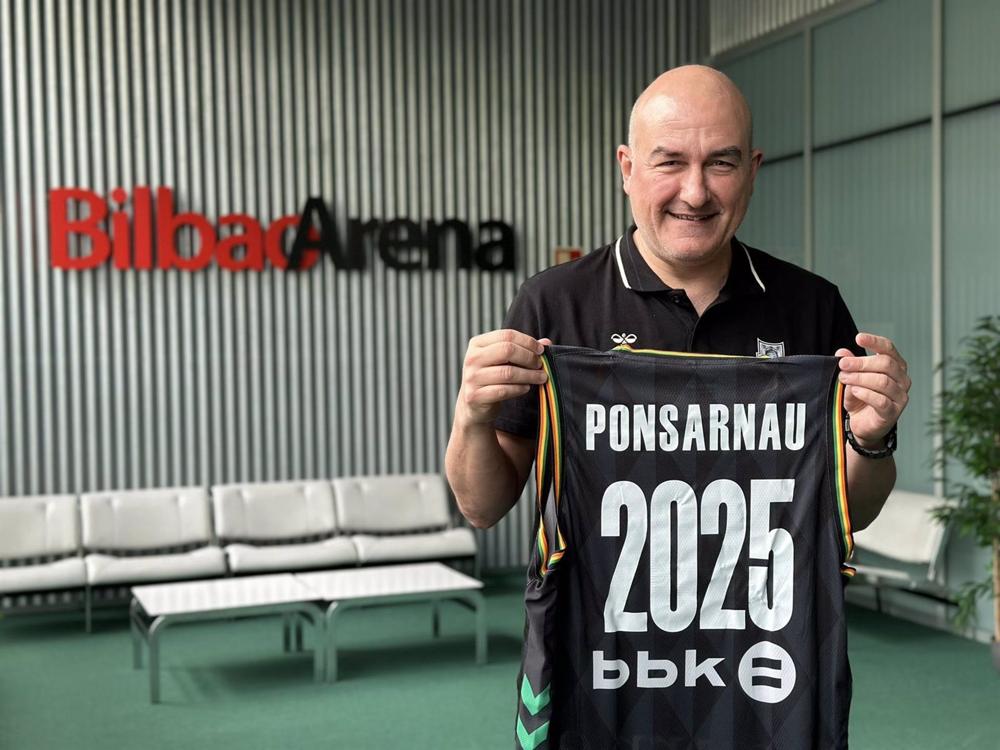 El entrenador Jaume Ponsarnau renueva hasta 2025 con el Surne Bilbao Basket El