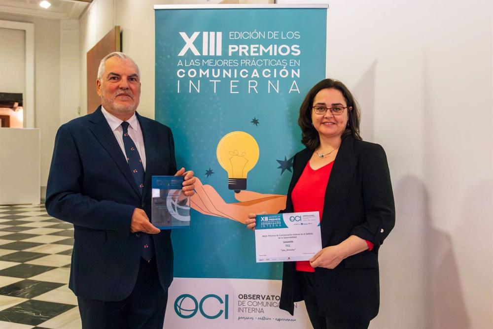 FCC recibe el premio a la mejor práctica de comunicación interna por su proyecto 'You_diversity' FCC