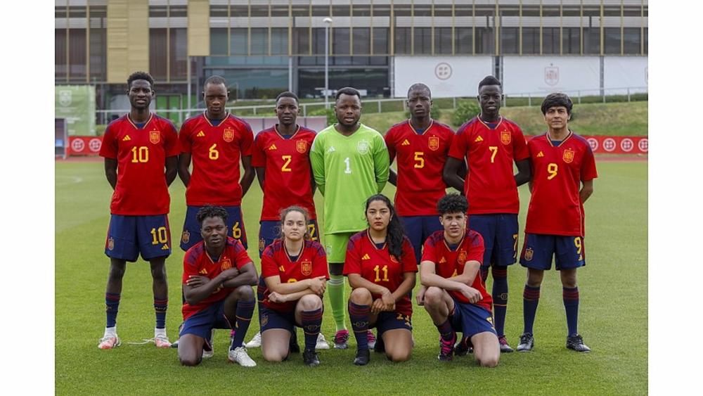 La selección española de refugiados comienza en Las Rozas su camino hacia la Unity Euro Cup. La