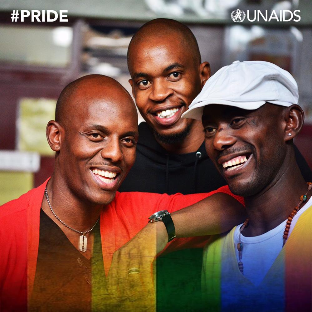 Campaña de ONUSIDA en el marco del mes del Orgullo. Campaña