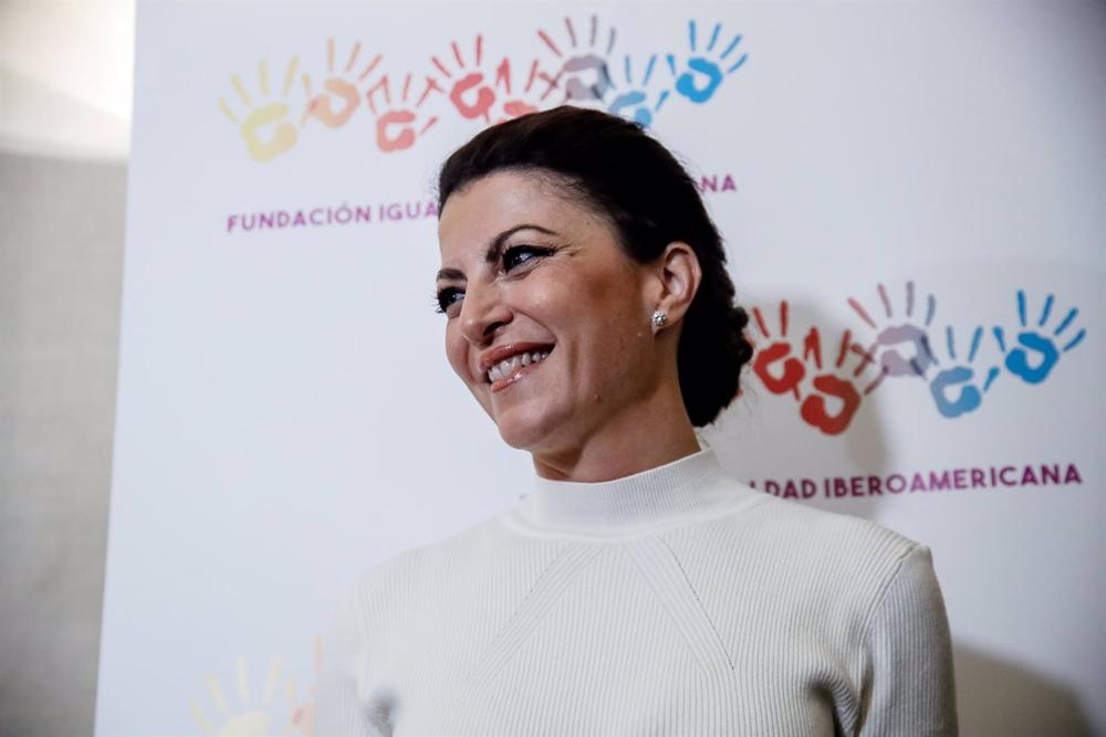 Archivo - La exdirigente de Vox Macarena Olona posa durante la presentación de su proyecto personal, en el Palacio de Linares, a 4 de noviembre de 2022, en Madrid (España). Archivo