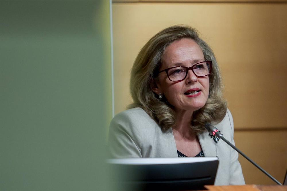 Archivo - La vicepresidenta primera y ministra de Asuntos Económicos, Nadia Calviño Archivo