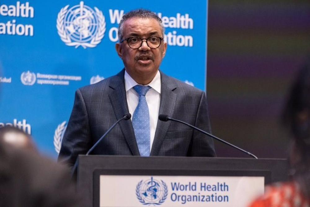 Archivo - Discurso inaugural del director general de la Organización Mundial de la Salud (OMS), Tedros Adhanom Ghebreyesus, en el 152º Consejo Ejecutivo de la OMS. En Ginebra (Suiza), a 30 de enero de 2023. Archivo