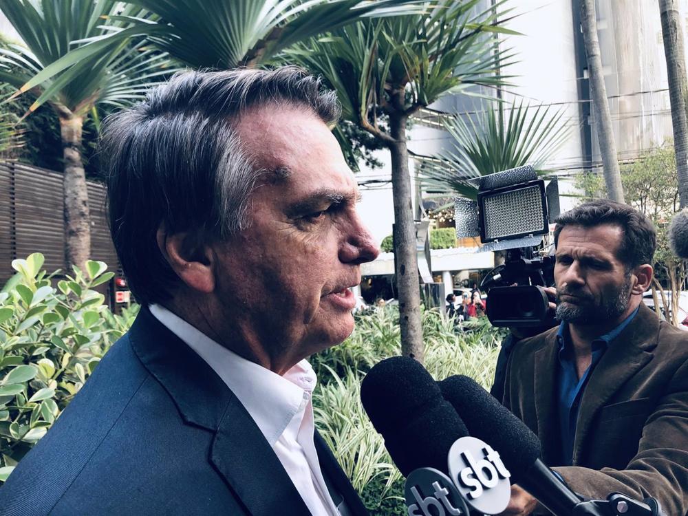 El expresidente de Brasil Jair Bolsonaro en Sao Paulo El