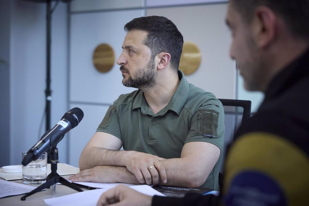 El presidente de Ucrania, Volodimir Zelenski El