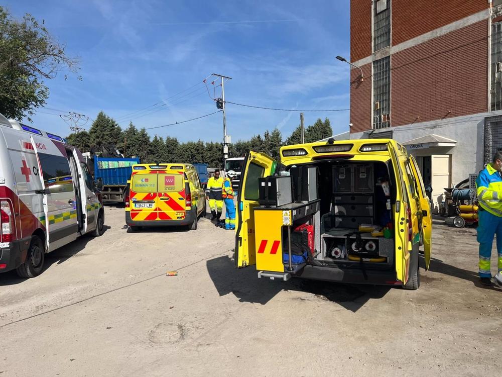 Muere un trabajador de 57 años atropellado en una nave de Torrejón de la Calzada Muere