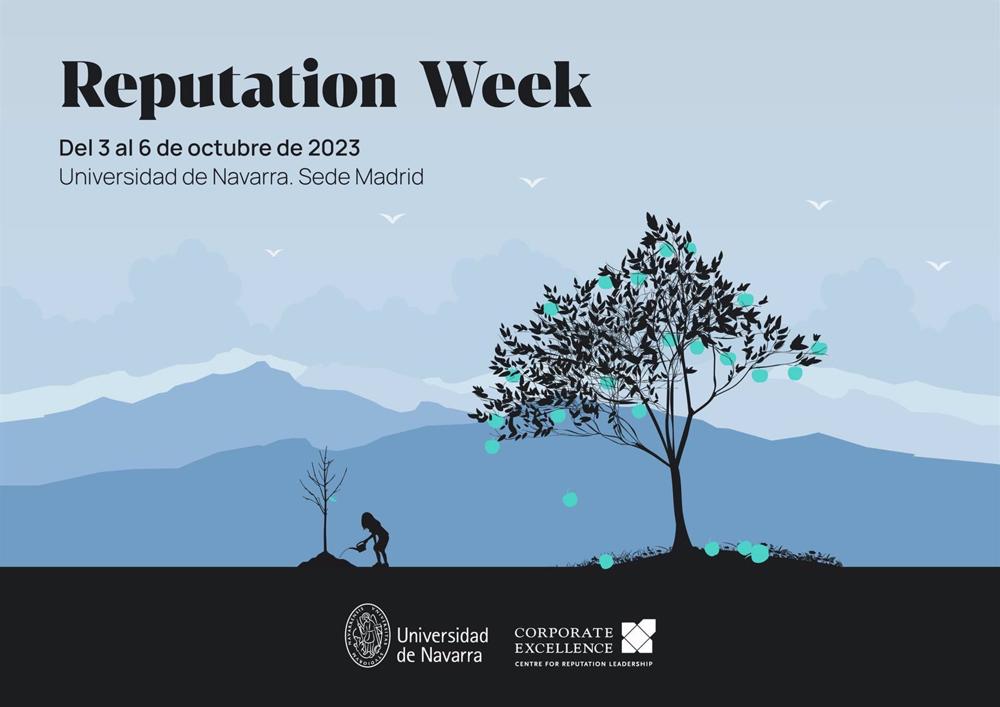 Cartel promocional de la International Reputation Week Cartel