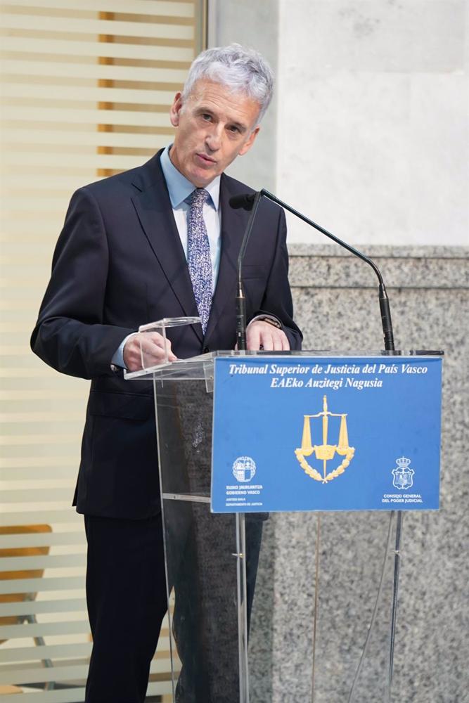 Archivo - El presidente del Tribunal Superior de Justicia del País Vasco, Iñaki Subijana. Archivo