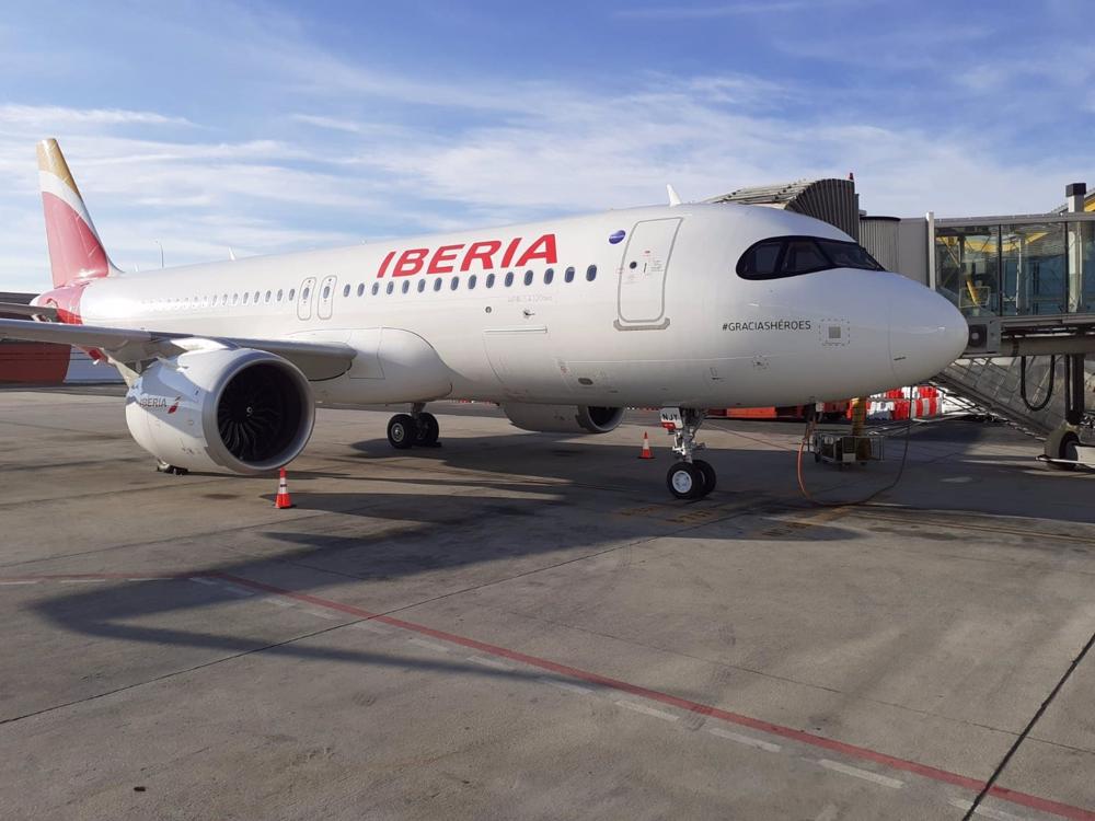 Archivo - Avión de Iberia. Archivo