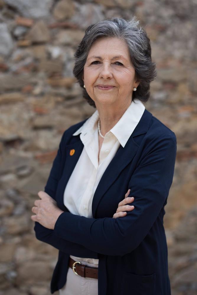 Archivo - La presidenta de Societat Civil Catalana (SCC), Elda Mata. Archivo. Archivo