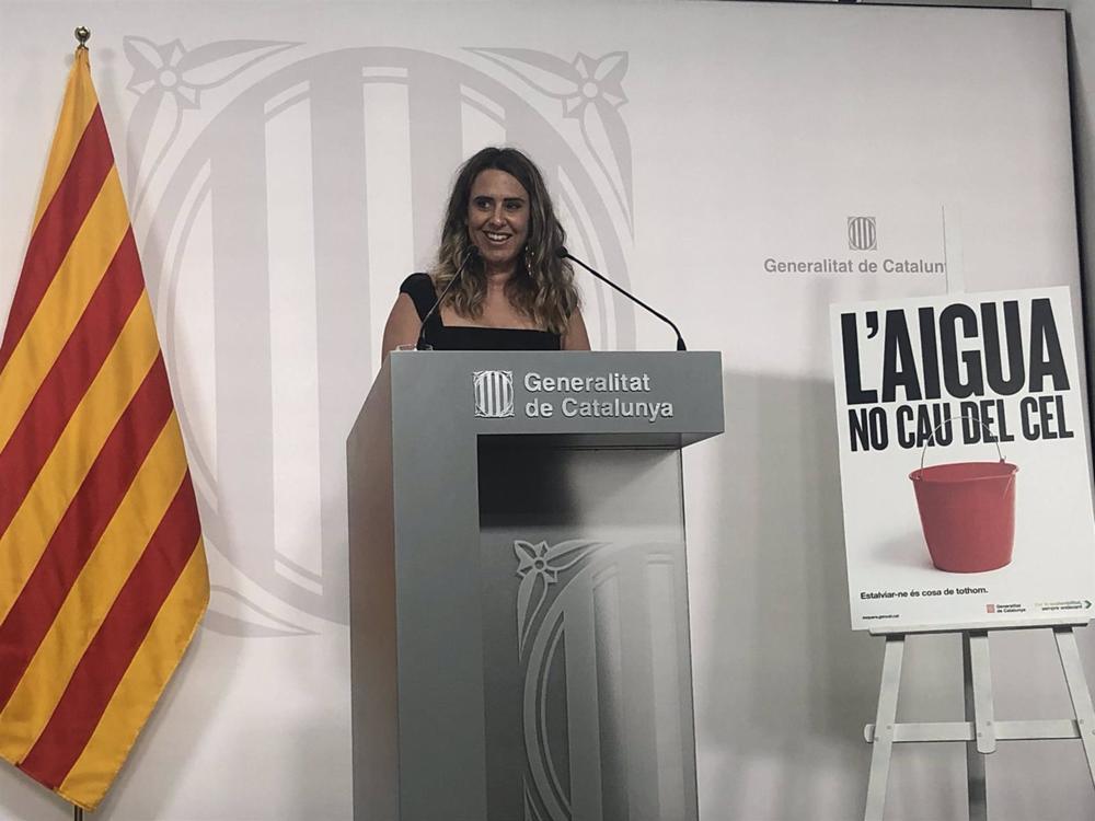 La portavoz del Govern, Patrícia Plaja, en rueda de prensa después del Consell Executiu La