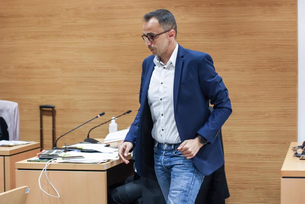 El asesino confeso de la joven paraguaya residente en Lanzarote Romina Celeste Núñez, Raúl Díaz Chacón, en la Ciudad de la Justicia ante la Sección Segunda de la Audiencia Provincial de Las Palmas, a 2 de junio de 2023, en Las Palmas de Gran Canaria, Gran El