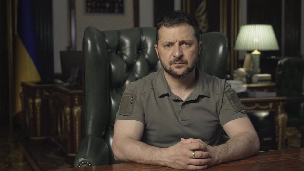 El presidente de Ucrania, Volodimir Zelenski. El